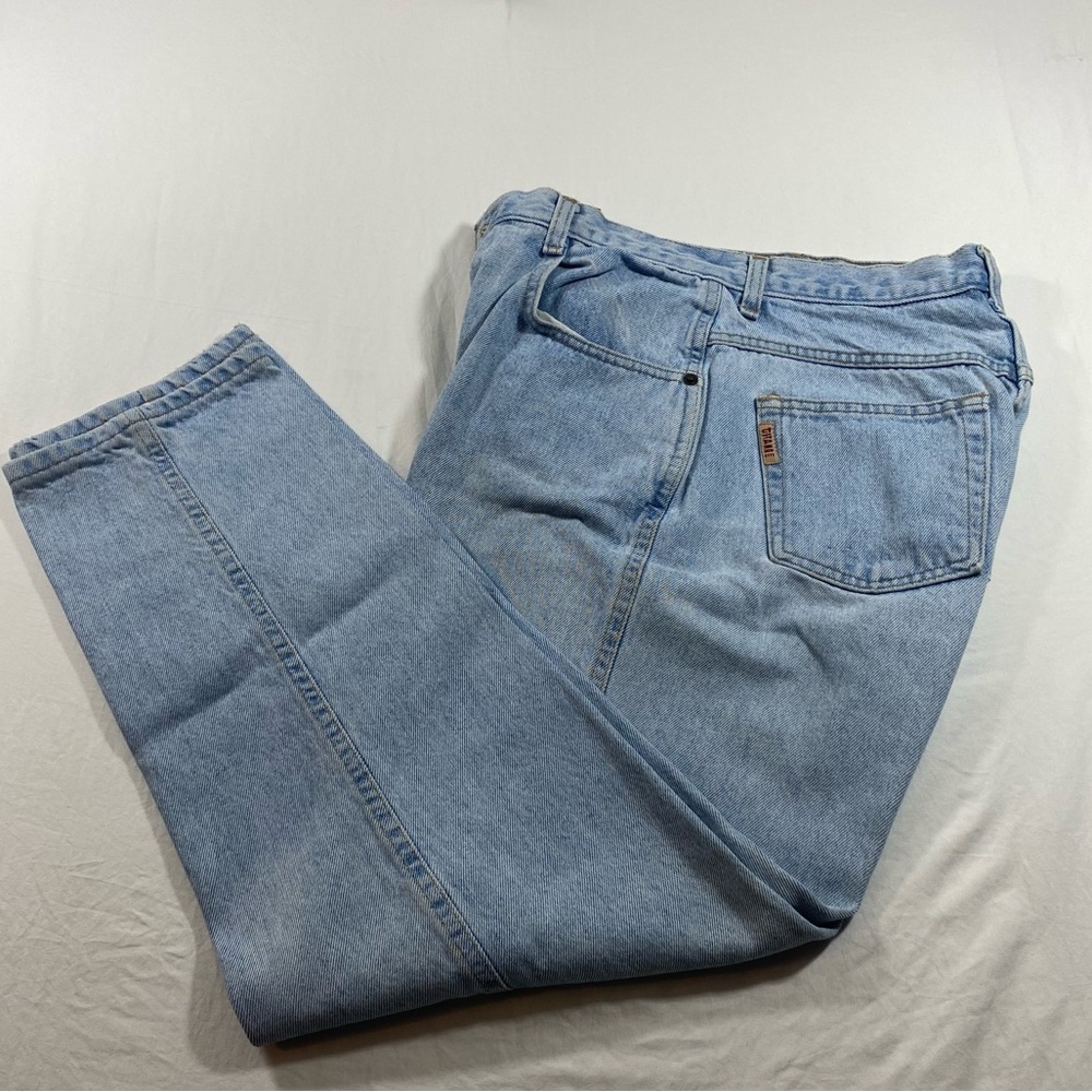 Vintage Gitano jeans woman’s 12 Short High Rise Straight Leg faded blue